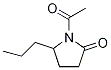1-acetyl-5-propyl-2-Pyrrolidinone Structure