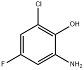 Phenol,  2-amino-6-chloro-4-fluoro- Structure