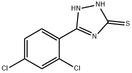 5-(2,4-DICHLORO-PHENYL)-4H-[1,2,4]TRIAZOLE-3-THIOL 구조식 이미지