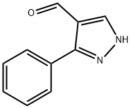 3-фенил-1H-пиразол-4-карбоксальдегид структурированное изображение