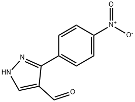 3-(4-Nitrophenyl)-1H-pyrazole-4-carbaldehyde Structure