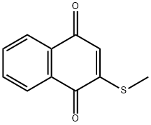 2-methylthio-1,4-naphthoquinone Structure