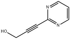 2-Propyn-1-ol, 3-(2-pyrimidinyl)- (9CI) 구조식 이미지