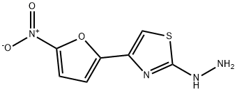 [4-(5-nitro-2-furyl)-1,3-thiazol-2-yl]hydrazine Structure