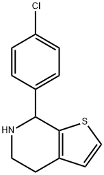 7-(4-클로로페닐)-4,5,6,7-테트라히드로티에노[2,3-c]피리딘 구조식 이미지