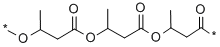 POLY(3-HYDROXYBUTYRIC ACID) Structure