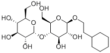 2-CYCLOHEXYLETHYL-BETA-D-MALTOSIDE Structure