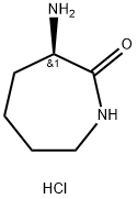 (R)-3-아미노아제판-2-온염화물 구조식 이미지