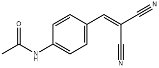 2-(4-Acetamidobenzylidene)malononitrile Structure