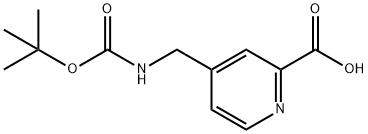 4-(boc-aminomethyl)pyridine-2-carboxylic acid Structure