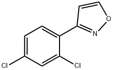 3-(2,4-DICHLOROPHENYL)ISOXAZOLE 구조식 이미지