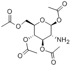 1,3,4,6-TETRA-O-ACETYL-2-AMINO-2-DESOXY-BETA-D-GLUCOPYRANOSE HYDROCHLORIDE Structure