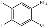 2-CHLORO-4,5-DIFLUOROANILINE Structure