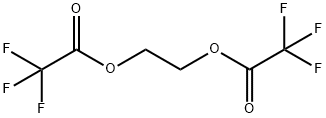 Bis(trifluoroacetic acid)ethylene ester Structure