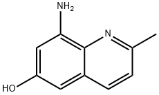 8-a미노-2-메틸퀴놀린-6-올 구조식 이미지