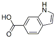 Indole-6-carboxylic acid 구조식 이미지