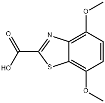 4,7-DIMETHOXY-2-BENZOTHIAZOLECARBOXYLIC ACID Structure