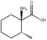 Cyclohexanecarboxylic acid, 1-amino-2-methyl-, (1R,2R)- (9CI) Structure