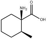 Cyclohexanecarboxylic acid, 1-amino-2-methyl-, (1R,2S)- (9CI) Structure