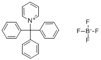 1-(TRIPHENYLMETHYL)PYRIDINIUM TETRAFLUOROBORATE Structure