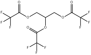 Tris(trifluoroacetic acid)1,2,3-propanetriyl ester Structure