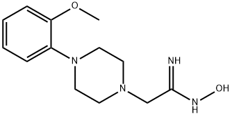 N-HYDROXY-2-[4-(2-METHOXYPHENYL)PIPERAZIN-1-YL]ETHANIMIDAMIDE Structure