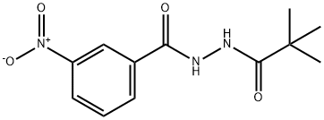 N'-(2,2-DIMETHYLPROPANOYL)-3-NITROBENZOHYDRAZIDE Structure