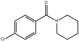 (4-Chlorophenyl)(piperidin-1-yl)methanone Structure