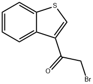 1-Benzo[b]thiophen-3-yl-2-bromoethan-1-one 구조식 이미지