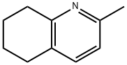 5,6,7,8-Tetrahydroquinaldine 구조식 이미지