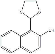1-(1,3-DITHIOLAN-2-YL)-2-NAPHTHOL Structure
