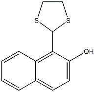 1-(1,3-디티오란-2-YL)-2-나프톨 구조식 이미지