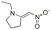 N-에틸-2-니트로메틸렌피롤리딘 구조식 이미지