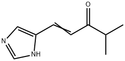 1-Penten-3-one,  1-(1H-imidazol-4-yl)-4-methyl-  (9CI) 구조식 이미지