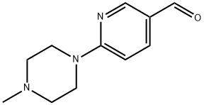 6-(4-메틸-1-피페라지닐)-3-피리딘카르복스알데히드 구조식 이미지