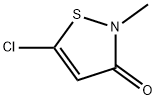 5-클로로-2-메틸-4-이소티아졸린-3-온 구조식 이미지