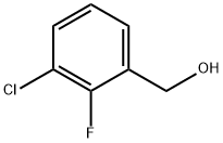 3-CHLORO-2-FLUOROBENZYL ALCOHOL Structure