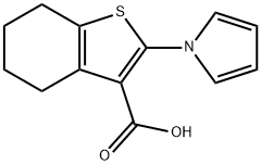 2-(1H-PYRROL-1-YL)-4,5,6,7-TETRAHYDRO-1-BENZOTHIOPHENE-3-CARBOXYLIC ACID Structure