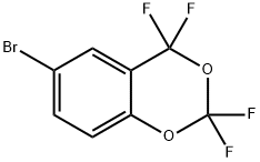 6-BROMO-2,2,4,4-TETRAFLUORO-1,3-BENZODIOXANE 구조식 이미지