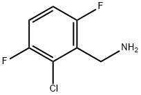 2-CHLORO-3,6-DIFLUOROBENZYLAMINE Structure