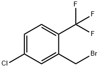 5-클로로-2-(트리플루오로메틸)벤질브로마이드 구조식 이미지