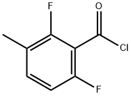 2,6-디플루오로-3-메틸벤조일클로라이드 구조식 이미지