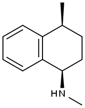 1-Naphthalenamine,1,2,3,4-tetrahydro-N,4-dimethyl-,(1R,4S)-(9CI) 구조식 이미지