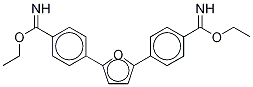 4,4'-(2,5-Furandiyl)bis-BenzenecarboxiMidic Acid Diethyl Ester Dihydrochloride Structure