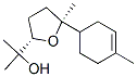 [2S-[2alpha,5beta(R*)]]-tetrahydro-alpha,alpha,5-trimethyl-5-(4-methyl-3-cyclohexen-1-yl)furan-2-methanol 구조식 이미지