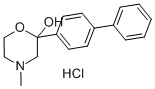 2-[1,1'-BIPHENYL]-4-YL-4-METHYL-2-MORPHOLINOL HYDROCHLORIDE Structure