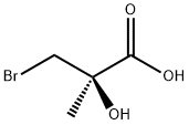 (2R)-3-Bromo-2-hydroxy-2-methylpropanoic acid 구조식 이미지