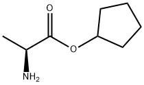 L-알라닌,사이클로펜틸에스테르(9CI) 구조식 이미지