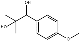 1-(4-Methoxyphenyl)-2-methylpropane-1,2-diol. Structure