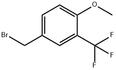 4-Methoxy-3-(trifluoromethyl)benzyl bromide Structure